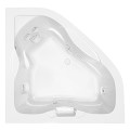 Corner, 9 Jet Whirlpool with Grab Bar & Armrests