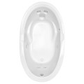 Oval End Drain Whirlpool, Armrests