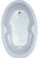 Oval End Drain Whirlpool