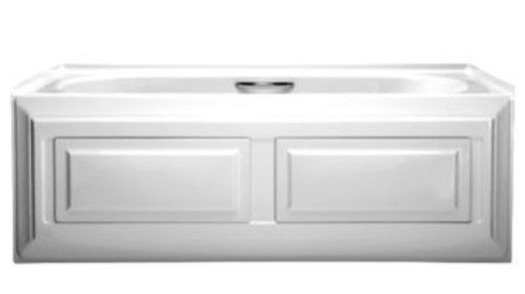 Alcove Tub with Raised Panel Front Skirt