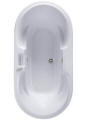 Oval Tub with Armrests, Center Drain