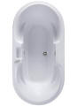 Oval Center Side Drain Bath, 4 Armrests, Grab Bar, Raised Backrests