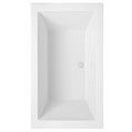 Center Drain, Rectangle Bath for 2