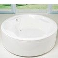 Round Freestandig Tub, Seat, Wide Rim