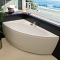 Corner Tub with Oval Bathing Well
