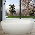 White Oval Bathtub