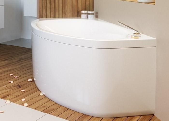 Aquatica Anette Bath Corner Skirted Tub
