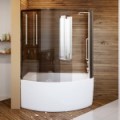 Anette with Curving Glass Shower Enclosure