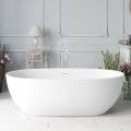 White Oval Bathtub