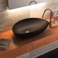 Black Vessel Sink, Egg Shaped