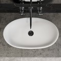 Oval Vessel Sink, Top View