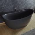 Black Modern Double Slipper Bathtub