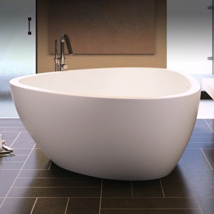 Aquatica Trinity Solid Surface Freestanding Bathtub