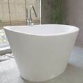 Japanese Style Freestanding Bath with Raised Neck Rest