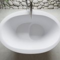 Top View, Tub with Seat, Shown in White