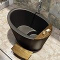 Top View Matte Black, Showing Tray and Step