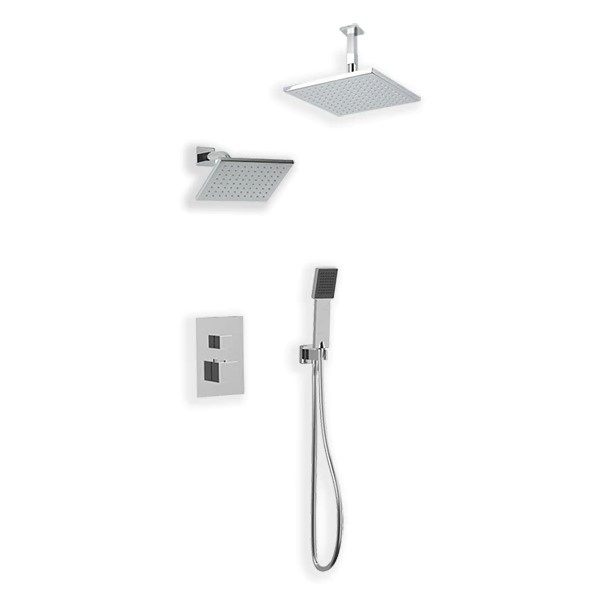 Hand Shower, Wall Shower and Ceiling Shower Set