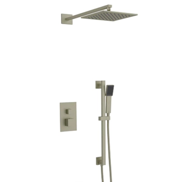 Hand Shower on Slide Bar, Wall Shower Head Set