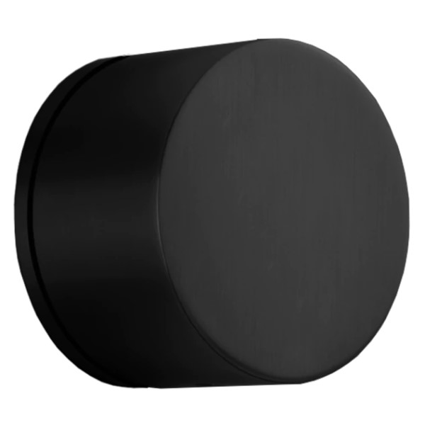 Round Knob with Equal Size Back Plate