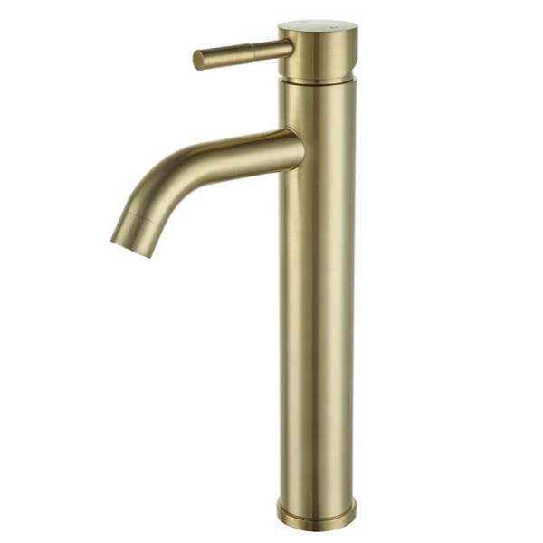 Tall Vessel Faucet, Front Post Lever