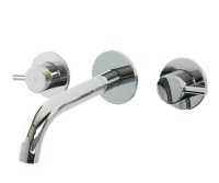 Two Handle Wallmount Sink Faucet