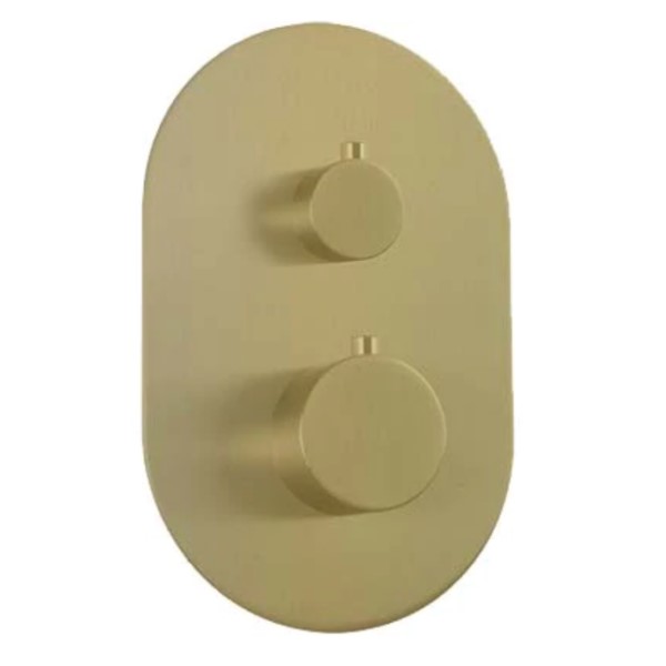 Round Handle, Oval Plate Thermostatic Control