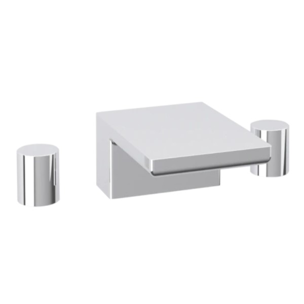3 Hole Tub Filler, Narrow Wide Spout