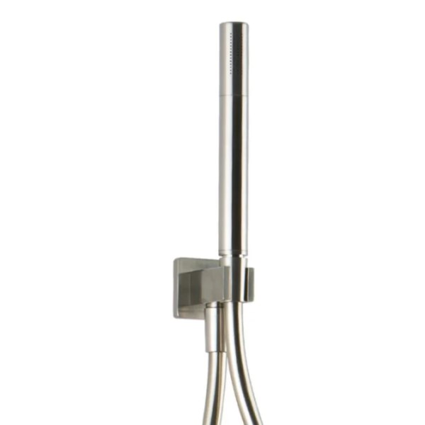 Wand Hand Shower, Integral Square Wall Connection, Hook & Hose