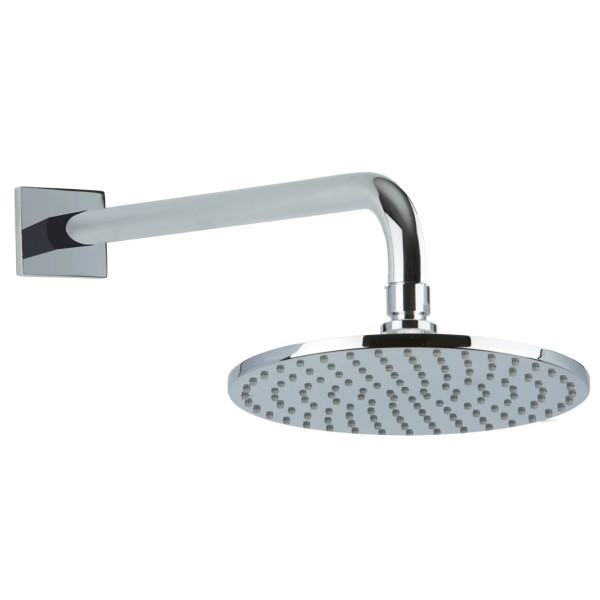 Round Shower Head, Square Shower Arm