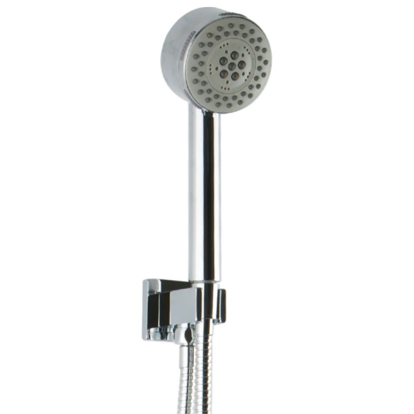 Round Hand Shower, Integral Wall Connection, Hook