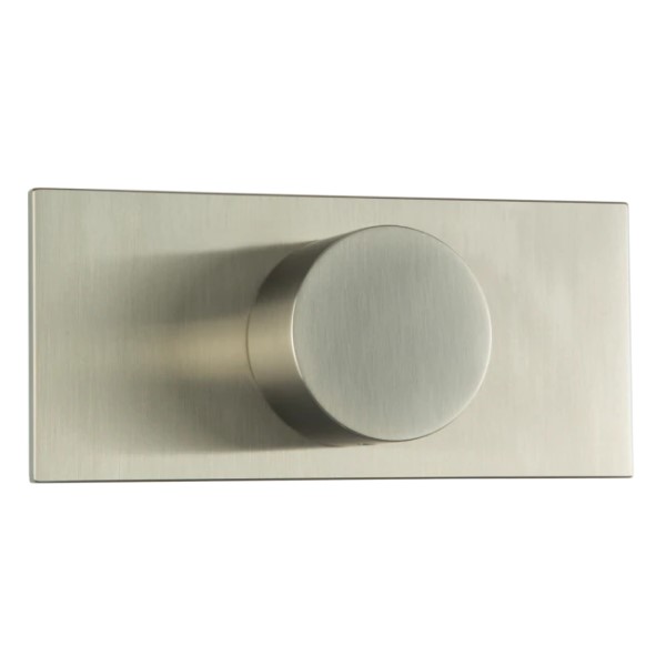 Round Handle on Rectangle Back Plate