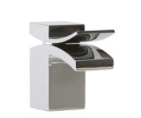 Modern Single Hole Sink Faucet with Bottom Water Flow Spout