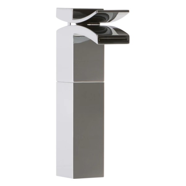 Extended height Vessel Faucet with Front Flow