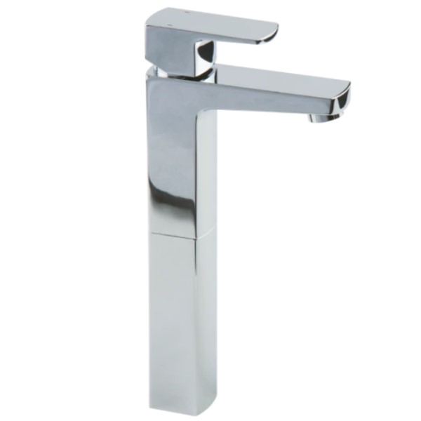 Tall Square Style Single Hole Faucet, Top Handle