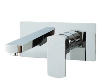Rectangle Wall Mount Faucet, Back Plate
