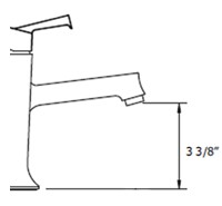 Technical Sheet Showing Spout Height