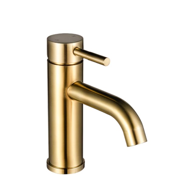 Round Style Single Hole Faucet with Top Lever Control