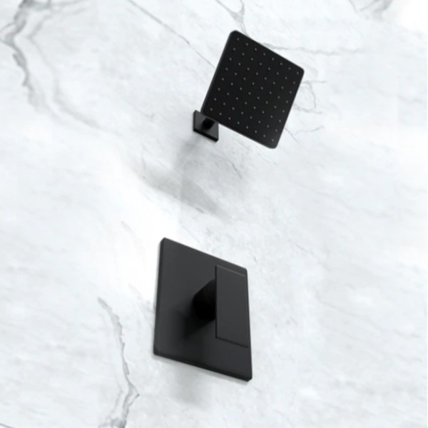 Square Pressure Balance Control, Multi-function Shower Head