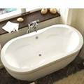 Freestanding Oval Center Drain Bath