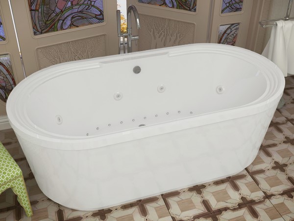 Freestanding Whirlpool & Air Jet Bath