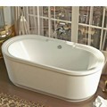 Atlantis Royale Oval Center Drain Freestanding Bath with Decorative Rim