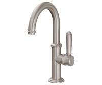 Single Hole Faucet, Side Lever Control, Curving Spoute