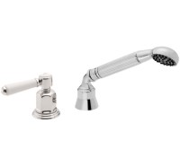 Cobra Handshower and White Lever Diverter