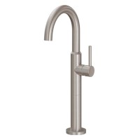 Curving Spout, Side Lever Control, Thin Stick