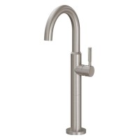 Curving Spout, Side Lever Control - Short, Thin Stick Handle