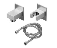 Modern, Square Detail Supply, Handshower Hook and Hose