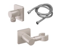 Modern Round Supply, Swivel Handshower Hook and Hose