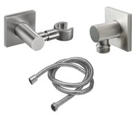 Modern Square Supply, Swivel Handshower Hook and Hose