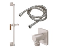 Teak Lever, Square Detail Supply, Handshower Bar and Hose