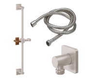 Teak Cross, Square Detail Supply, Handshower Bar and Hose
